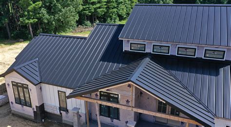 will a black metal roof make my house hot|reflective black metal roof.